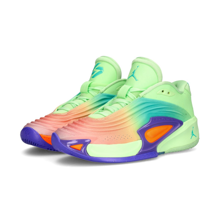 Basketball Shoes Jordan Luka 3 Blurred Vision Vapor Green-Hyper