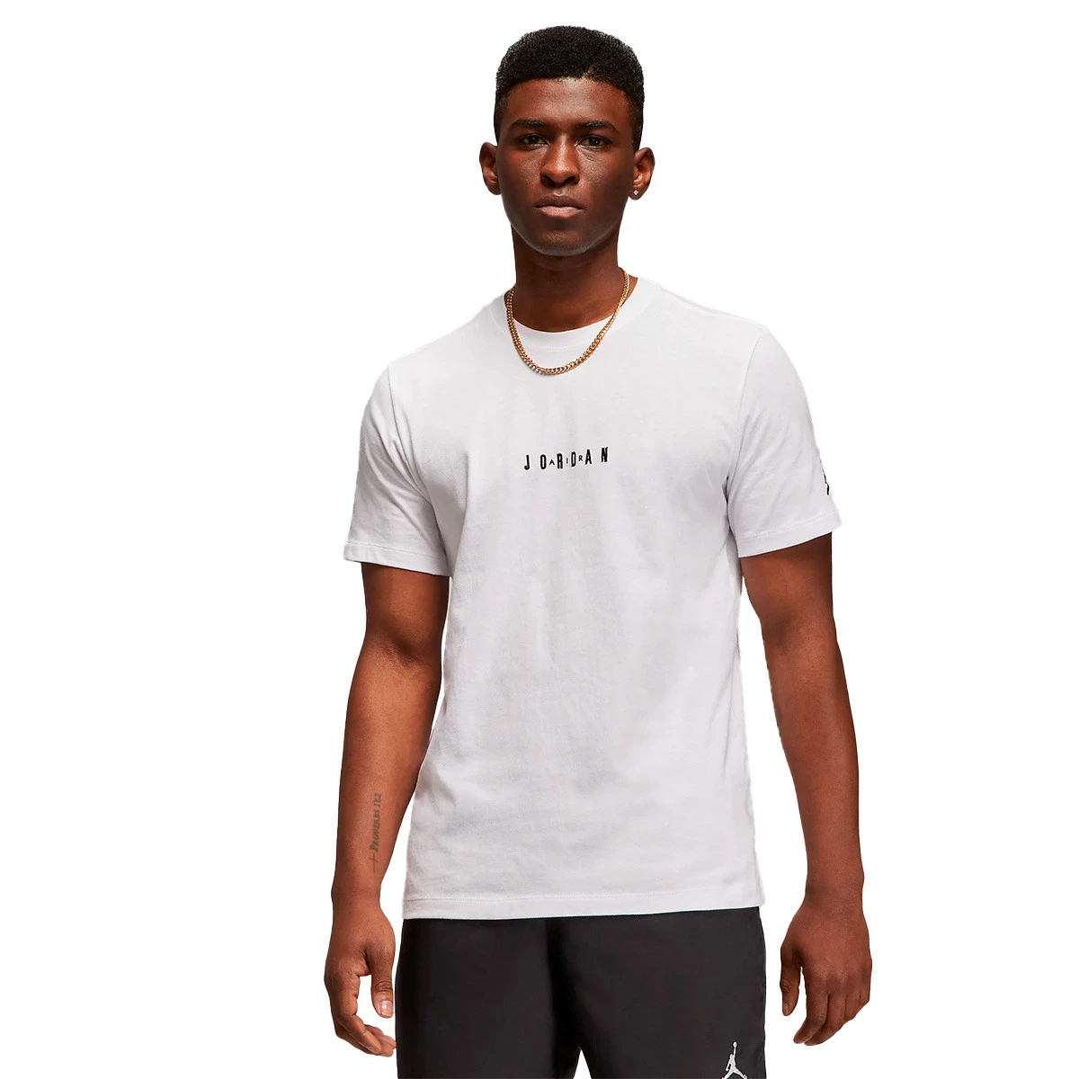 Maglia Jordan Air White Black Black Basketball Emotion