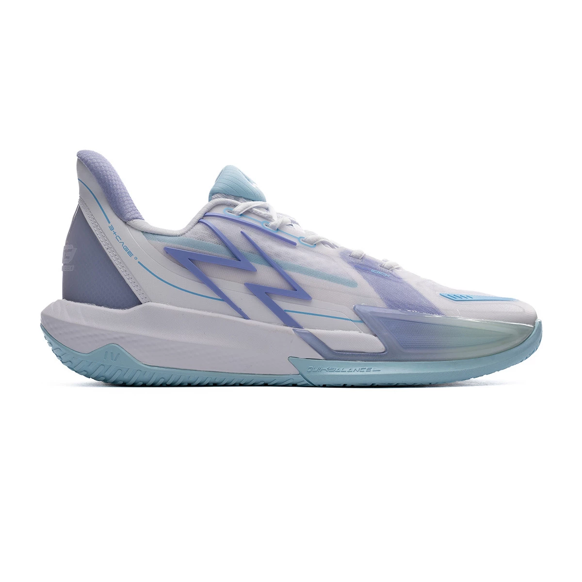 Basketball Shoes 361º Big3 4.0 Quick Ice Blade White- Lilac