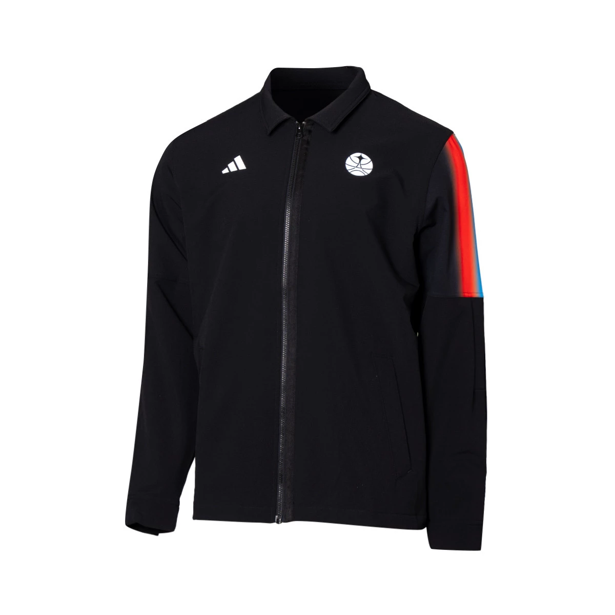 Jacket adidas Paris Basketball 2024 2025 Pre Match Black Basketball Emotion