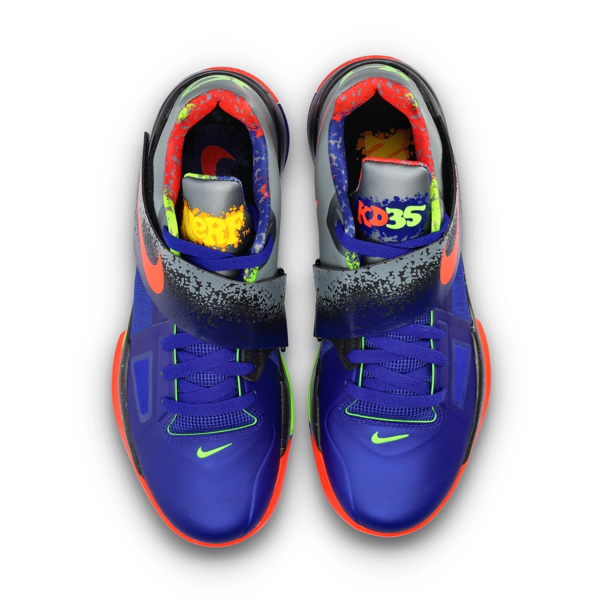 Zapatillas Nike KD 4 Nerf Concord Bright Crimson Black Cool Grey Basketball Emotion