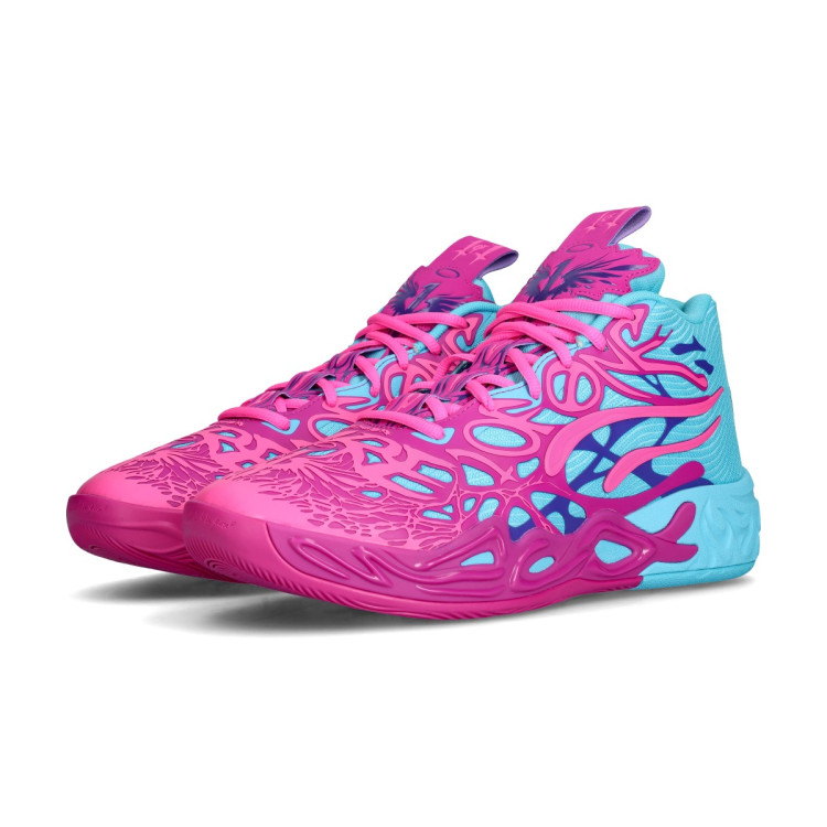 Basketball Shoes Puma MB.04 Iridescent Hornets Deep Orchid-Poison