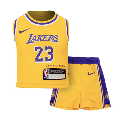 Conjunto Los Angeles Lakers Icon Replica - Lebron James Bebé