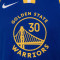 Conjunto Nike Golden State Warriors Icon Replica - Stephen Curry Preescolar