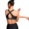 Under Armour Womens Mid Crossback Sports Bra