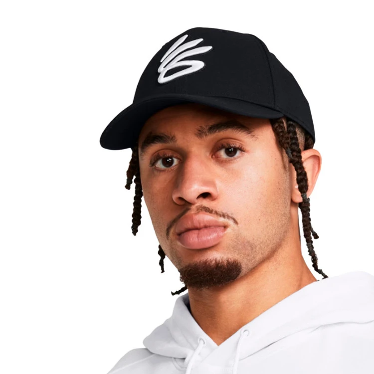 gorra-under-armour-curry-snapback-black-white-2