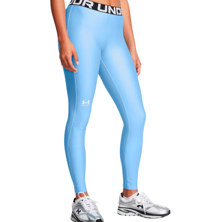 (取寄) アンダーアーマー レディース ヒートギア オーセンティクス レギンス Under Armour women HeatGear Authentics Leggings Blue Atlantis/White Leggings Under Armour Women's HeatGear Authentics Horizon Blue