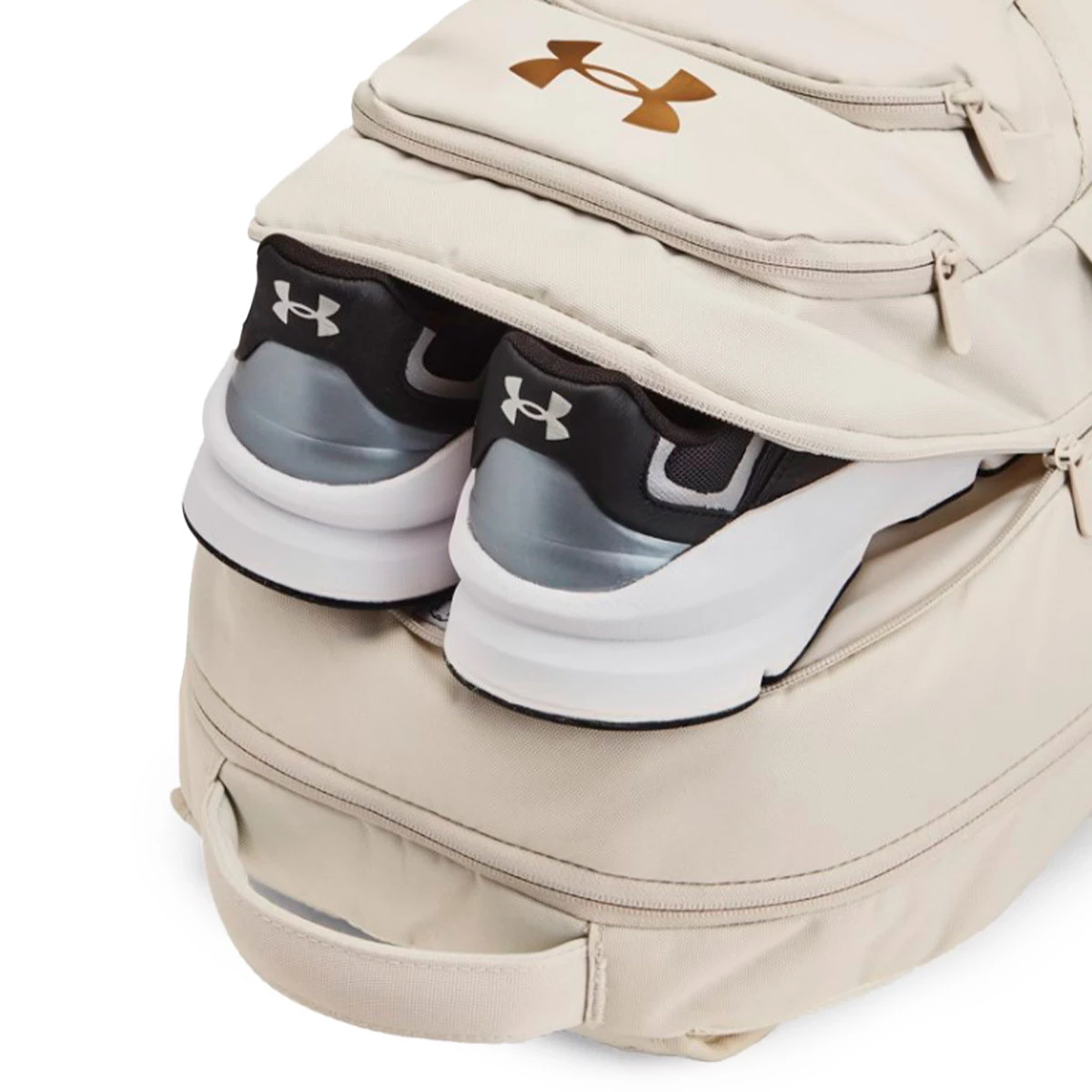 Backpack Under Armour Hustle 6.0 Pro Summit White-Metallic