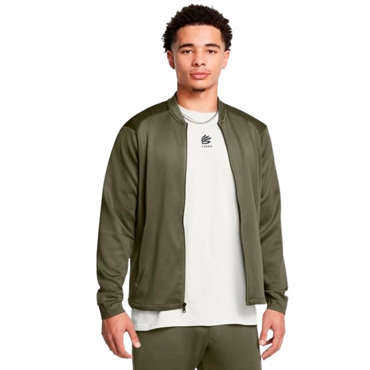 Jacket Under Armour Curry Travel Marine OD Green - Basketball Emotion