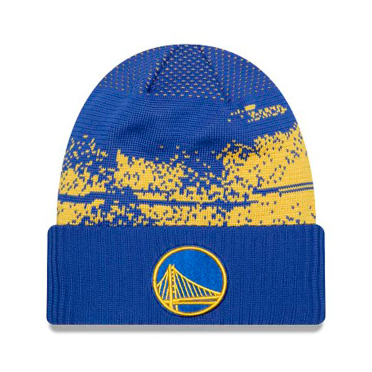Bonnet New Era NBA Golden State Warriors – Bleu – Avec Pompon – Homme