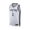 Camiseta Nike San Antonio Spurs Association Edition Victor Wembanyama Niño