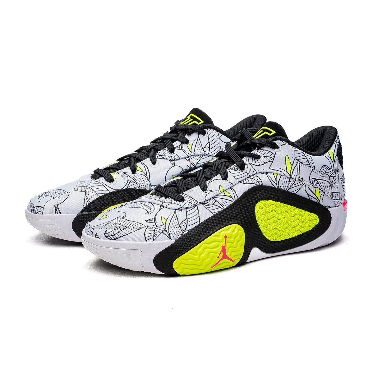 Zapatillas Jordan Tatum 2 Mommas Boy White Volt Black Hyper Pink Basketball Emotion