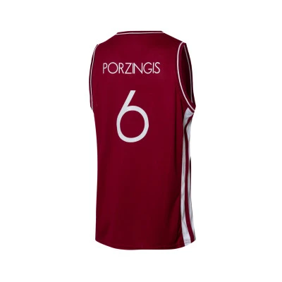 Camiseta Selección de Letonia Primera Equipación - Kristaps Porzingis