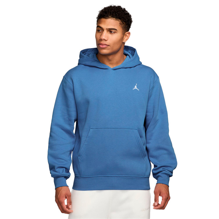 Sweatshirt Jordan Brooklyn Fleece Legend Blue White Basketball Emotion