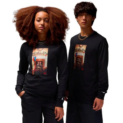 Camiseta Jumpman Chimney Crew Manga Larga