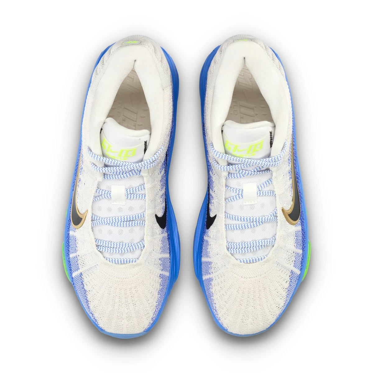 Basketball Shoes Nike G.T. Hustle 3 White-Black-Royal Pulse