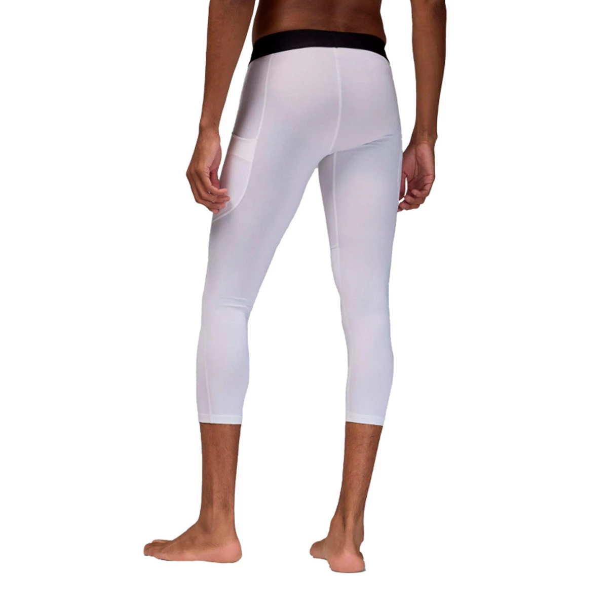 Maille Jordan Dri Fit Sport 3 4 White Black Basketball Emotion