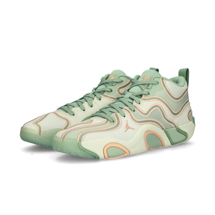 Basketball Shoes Jordan Tatum Zero Days Off Seafoam-Apricot