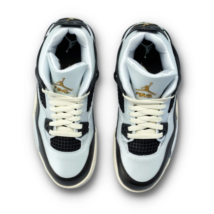 zapatilla-jordan-air-jordan-4-retro-nino-pure-platinum-metallic-gold-black-sail-5