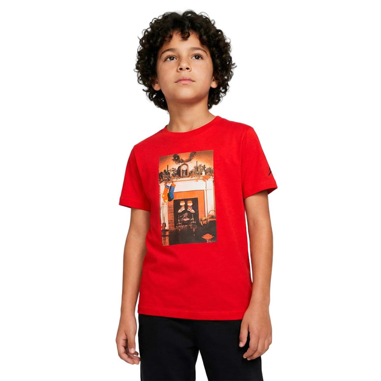 T-Shirt Jordan Air Jordan Eighty Five Crew Niño Gym Red