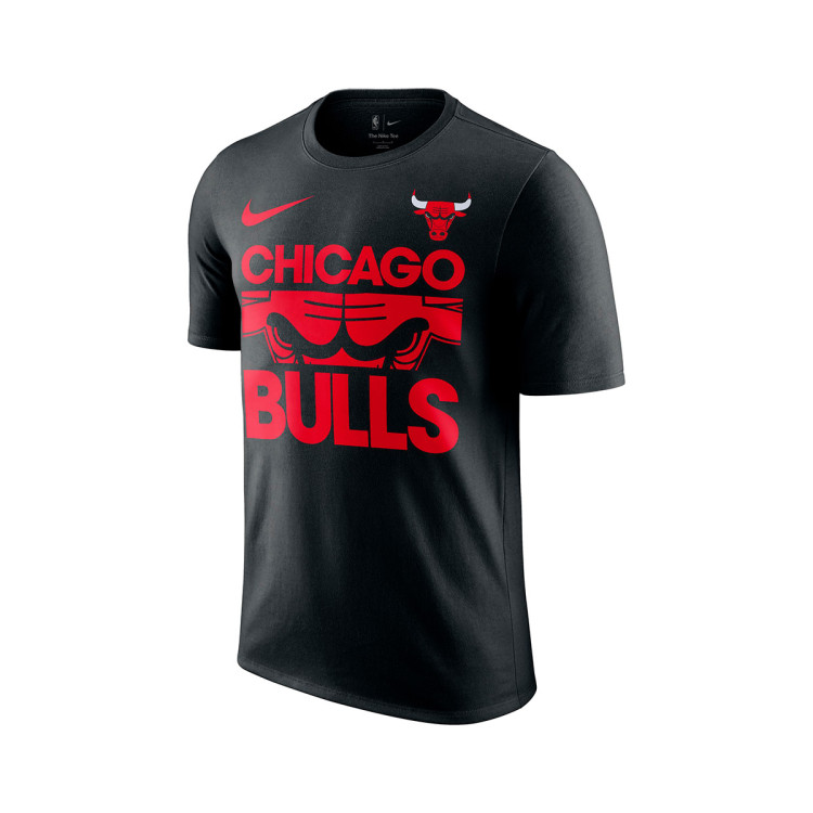 T-Shirt Nike Chicago Bulls Courtside Black - Basketball Emotion