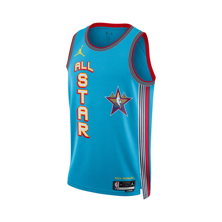 Jersey Jordan NBA All-Star Weekend 2025 Team 4 Lt Current Blue
