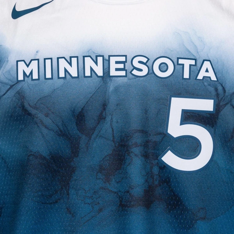 camiseta-nike-minnesota-timberwolves-anthony-edwards-city-edition-2023-2024-nino-white-blue-2