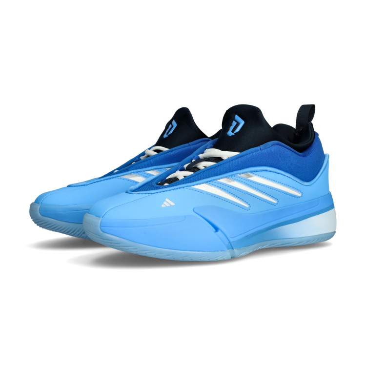 Basketball Shoes adidas Dame Blue Burst-Ftwr White-Aurora Ink