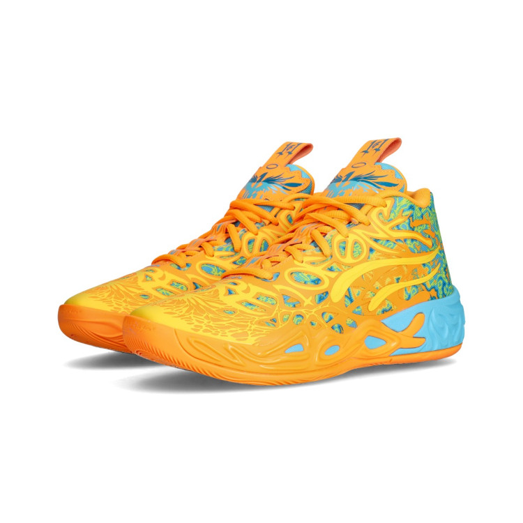 Basketball Shoes Puma Kids MB.04 Graffiti Bright Aqua-Heat
