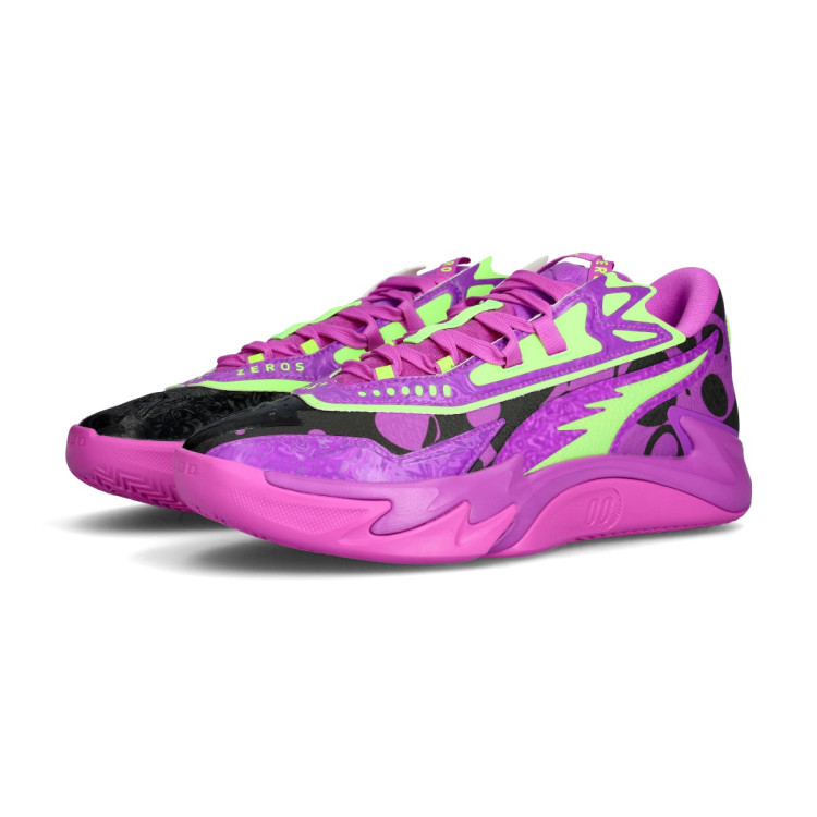 Basketball Shoes Puma Scoot Zeros 2 Purple Lab Pure Magenta-Green