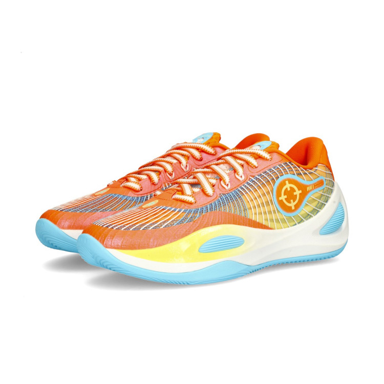 Rigorer Ar1 Family Ties リゴラー Basketball Shoes Rigorer AR1 Family Ties Orange- Yellow-Blue