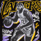 Camiseta Mitchell & Ness Chalked Up Los Angeles Lakers