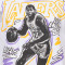 Camiseta Mitchell & Ness Chalked Up Los Angeles Lakers