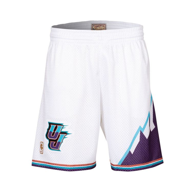 Mitchell&Ness UtahJazz ゲームジャージ NBA Y’s着用 Shorts Mitchell & Ness Swingman Utah Jazz 1996 White - Basketball