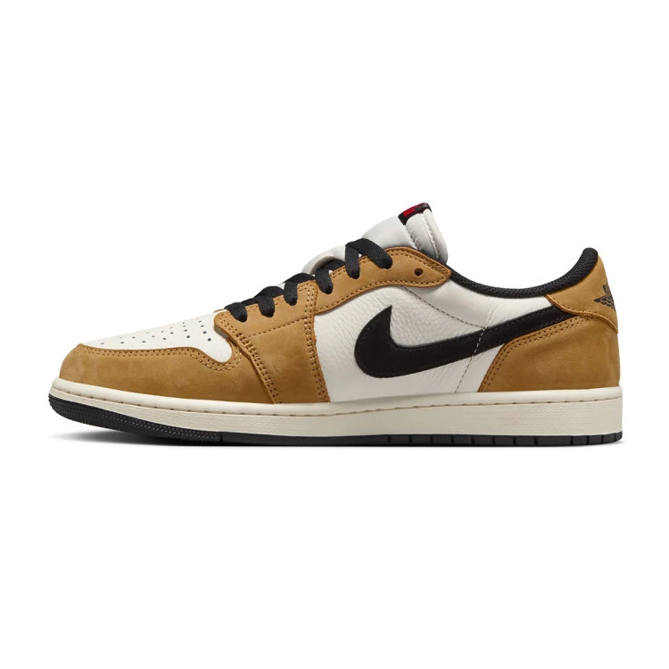 zapatilla-jordan-air-jordan-1-low-og-rookie-of-the-year-sail-black-golden-harvest-gym-red-2