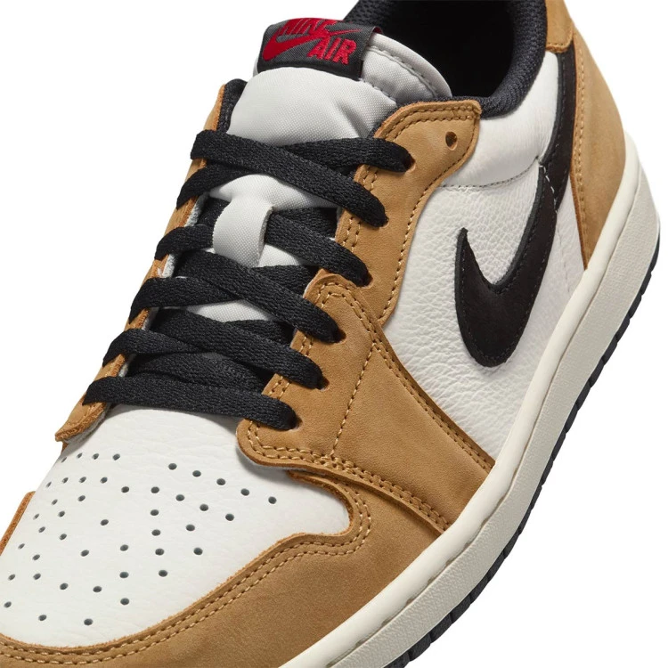 zapatilla-jordan-air-jordan-1-low-og-rookie-of-the-year-sail-black-golden-harvest-gym-red-6