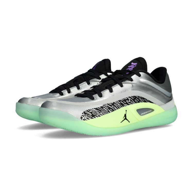 Basketball Shoes Jordan Zion 4 Damascus Steel Grey Fog-Black