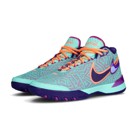 Basketball Shoes Nike Lebron NXXT Genisus Hyper Turq-Vivid Purple