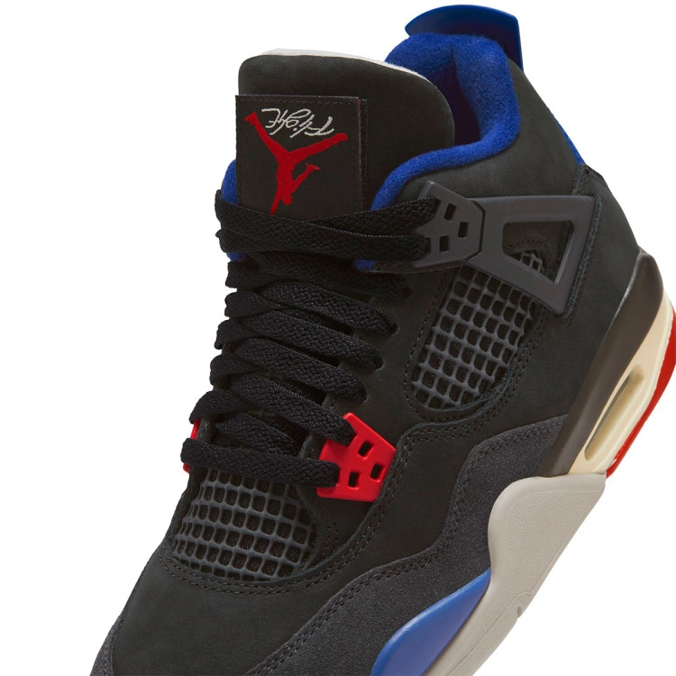 zapatilla-jordan-air-jordan-4-retro-rare-air-nino-black-fire-red-deep-royal-blue-6