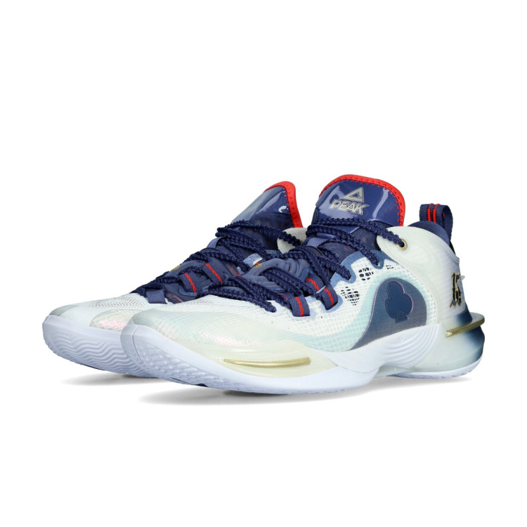 Basketball Shoes Peak Flash White-Lavander Basketball Emotion