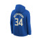 Sudadera Nike Milwaukee Bucks Giannis Antetokounmpo Club City Edition 2024-2025 Niño