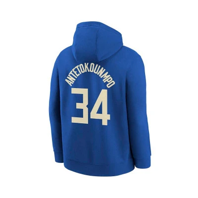 Kids Milwaukee Bucks Giannis Antetokounmpo Club 2024-2025 City Edition Sweatshirt