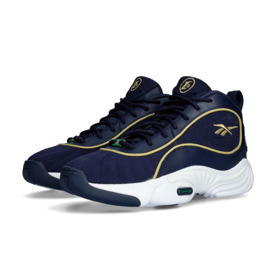 Basketball Shoes Reebok Answer Vctor Navy-White-Metallic Gold