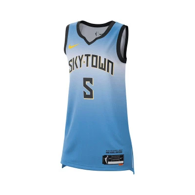 Camiseta Chicago Sky WNBA Angel Reese Rebel Edition Victory Mujer