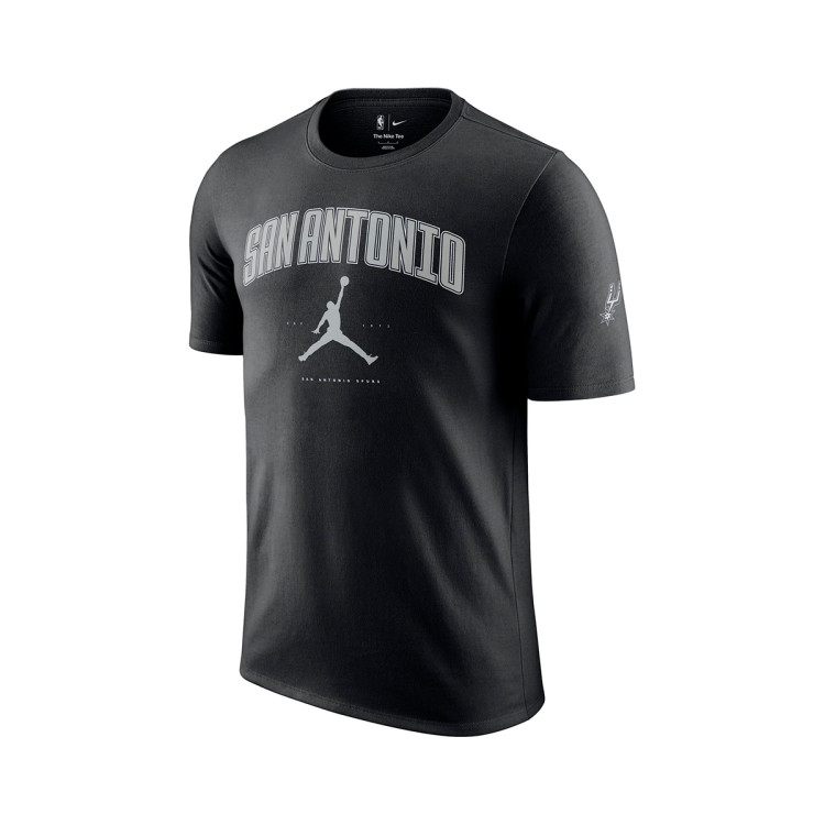 売れ筋商品|||ジョーダン カットソー トップス レディース Men's and Women'sBlack San Antonio Spurs Essential Cities T-Shirt Black camiseta-jordan-san-antonio-