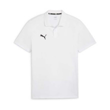 teamGOAL Cotton EQPCBE Polo shirt White-Black