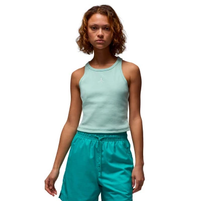 Playera Crop Essentials Mujer
