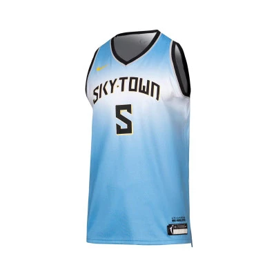 Camiseta Chicago Sky WNBA Angel Reese Rebel Edition Swingman Niño