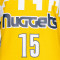 Camiseta Mitchell & Ness NBA Yellow Jersey Nuggets 2017 Nikola Jokic