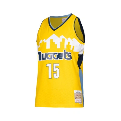 Camiseta NBA Yellow Jersey Nuggets 2017 Nikola Jokic